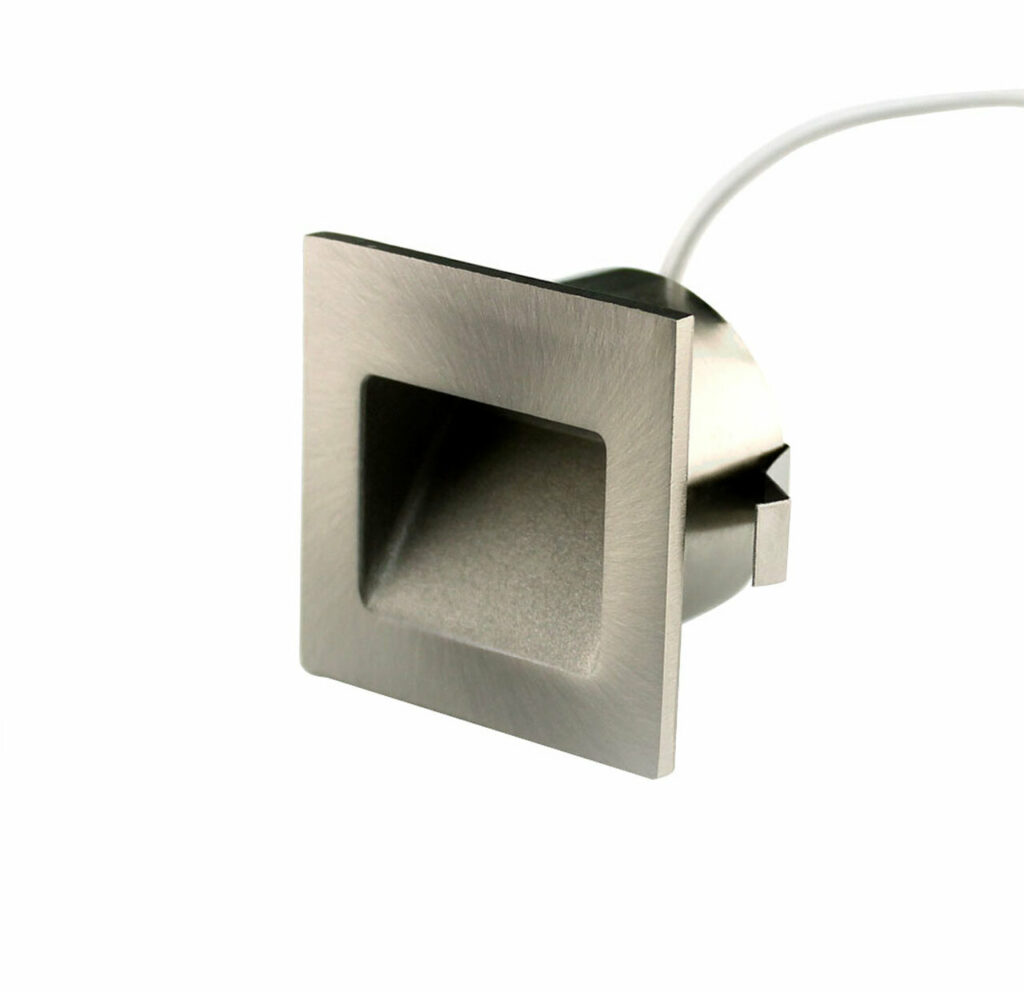 Dimmable 3w Small Square LED Wall Light IP44 3000K