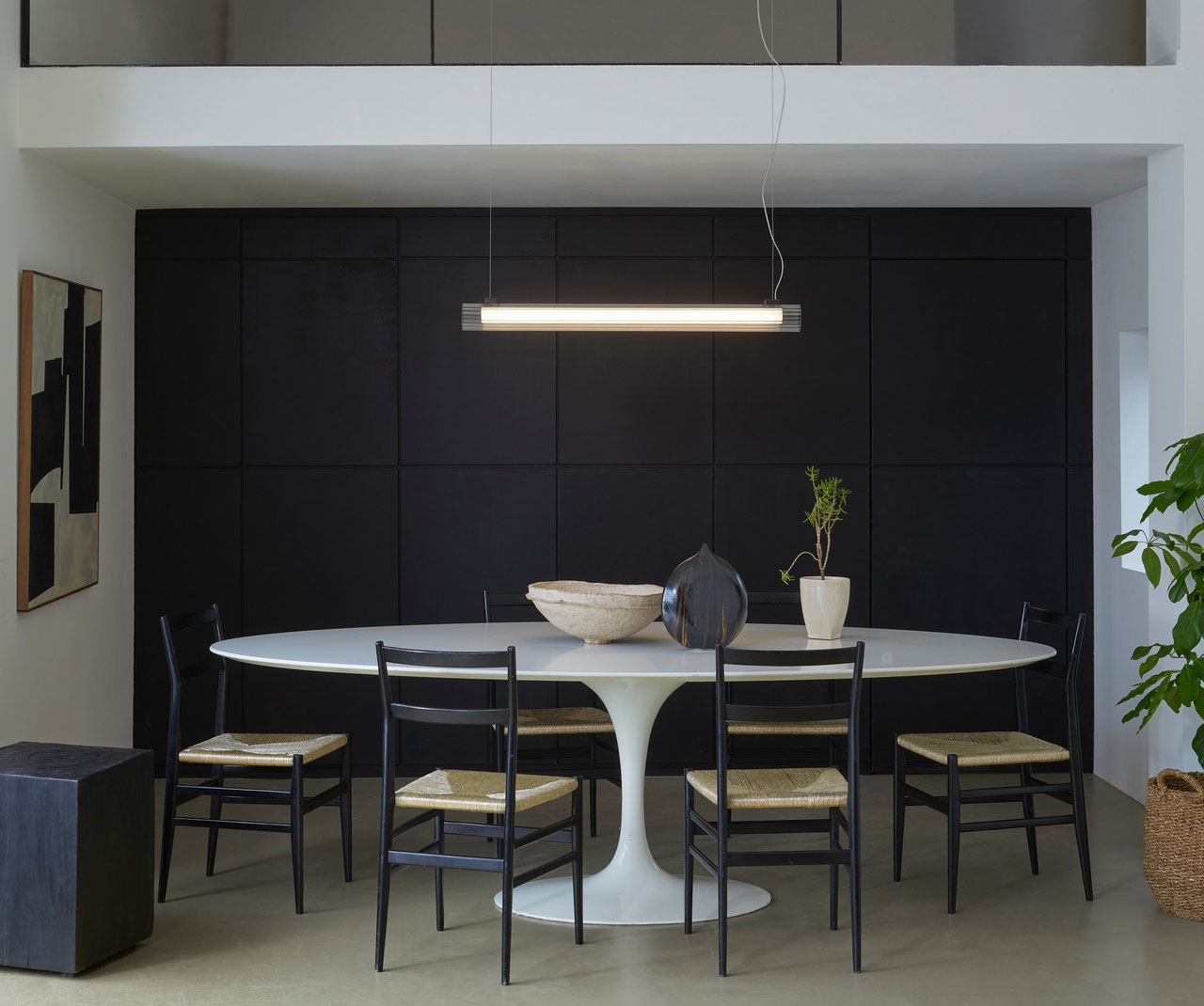 io Astro Linear Pendant Light Over the Dinning Table Installation