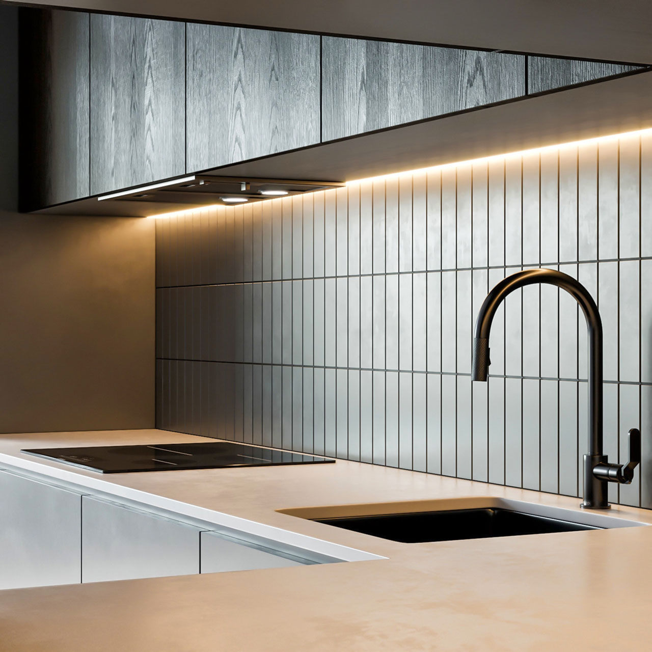 Kitchen Under Cabinet LED Strip Lights, Modern Kitchen Decor, Accent Lighting
