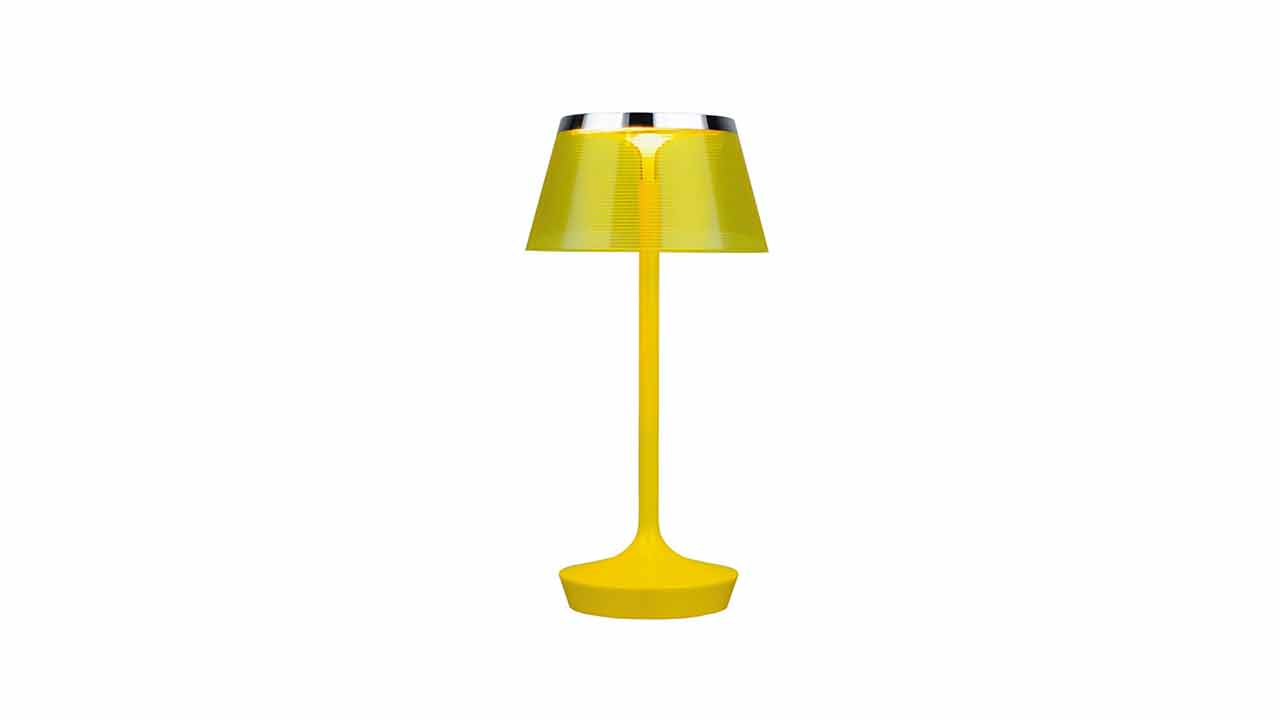 Yellow Modern Table Lamp. Interior Lighting Ideas