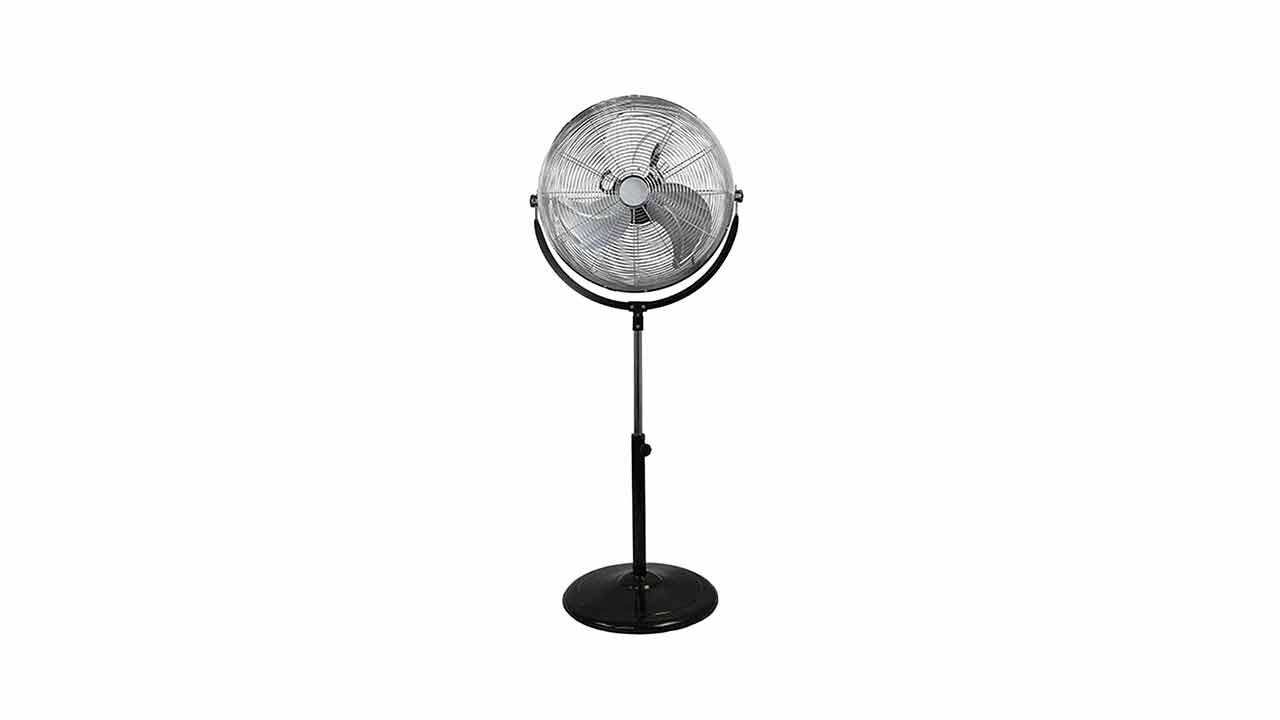 18" Industrial Floor Standing Pedestal Fan 3 Speed 110w, Ventilation fans.