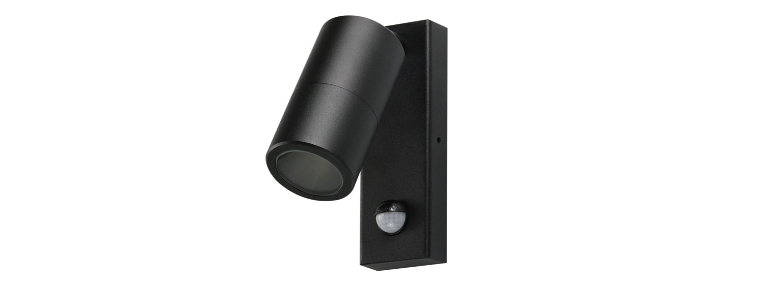 single adjustable pir sensor light- exterior lighting