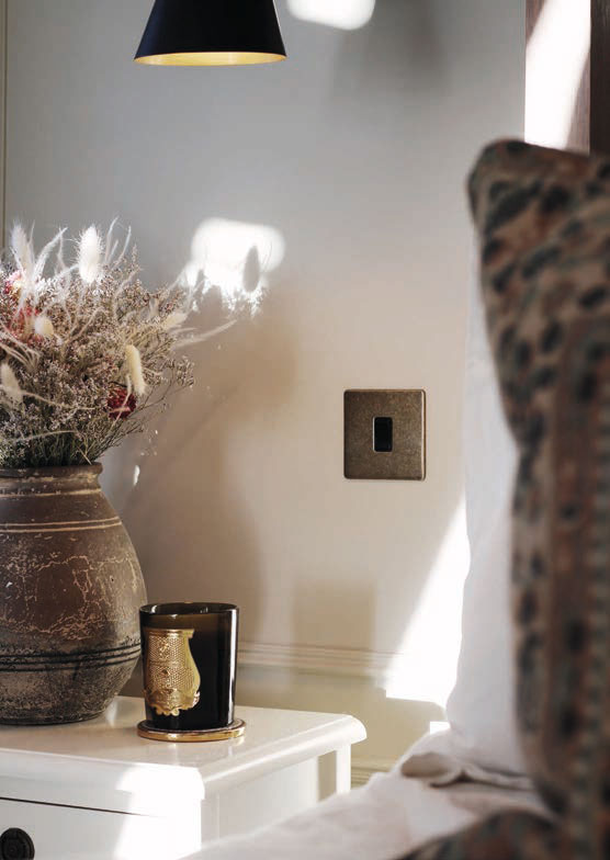 antique brass switch