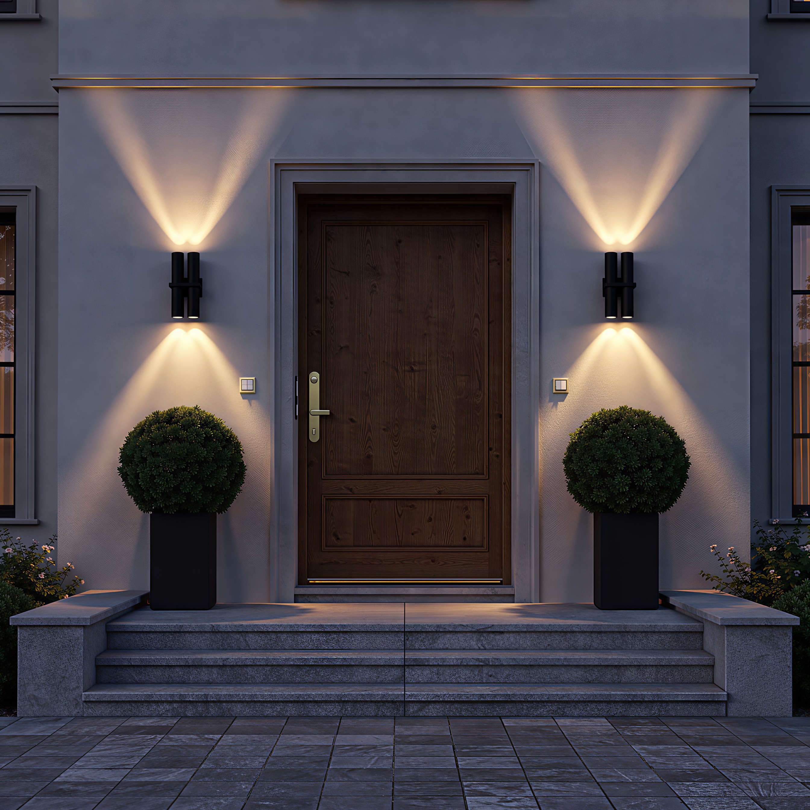 Dual Pillar Up and Down Light GU10 Compatible
